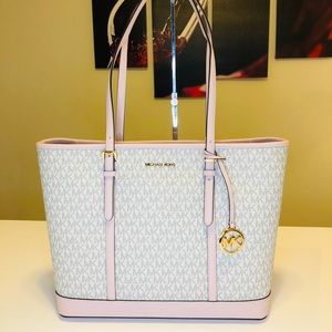 🌴Last #1 Michael Kors Jet Set Travel Large Logo Tote Bag🌴❤️